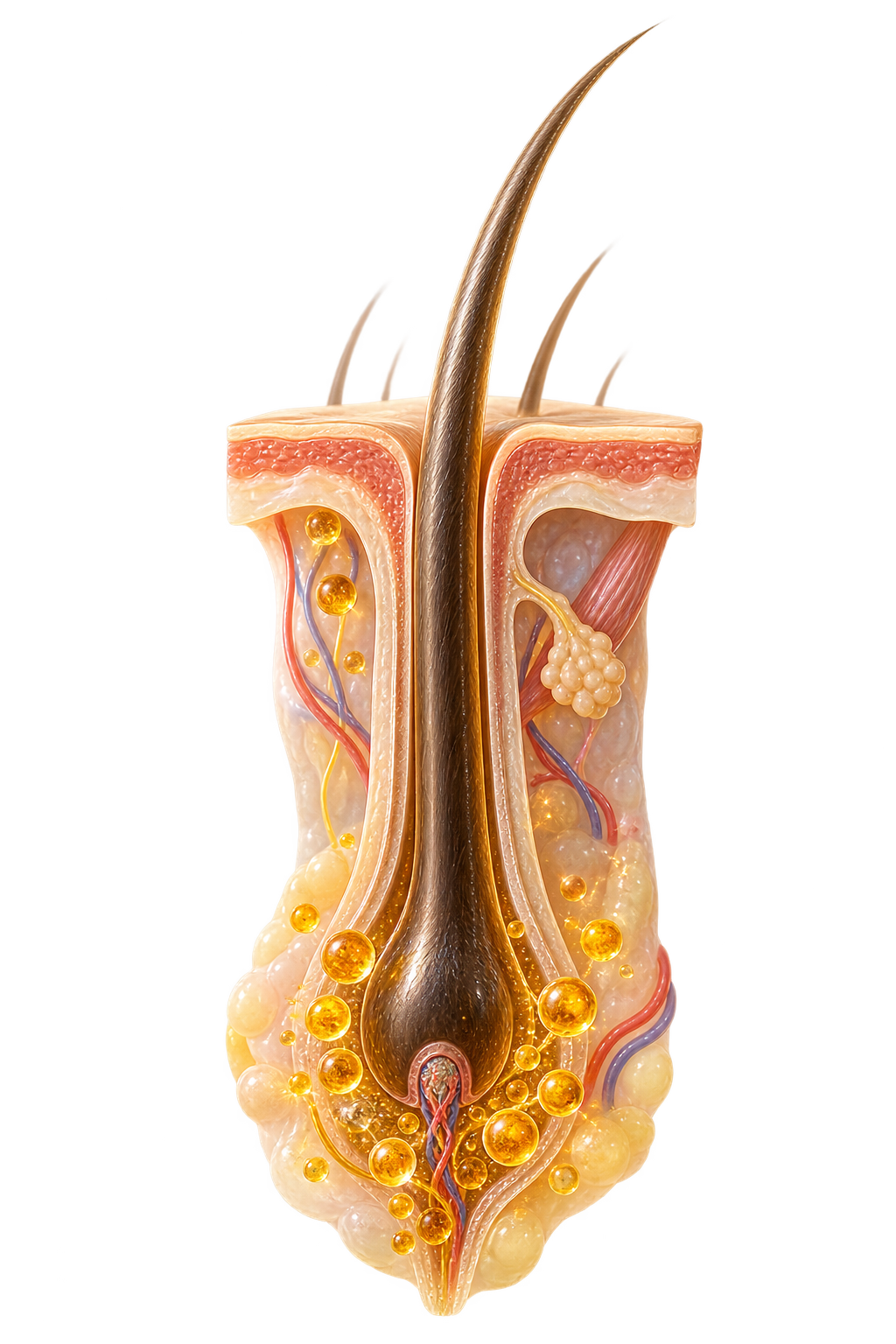 Folículo capilar — Bioestimulación PRP